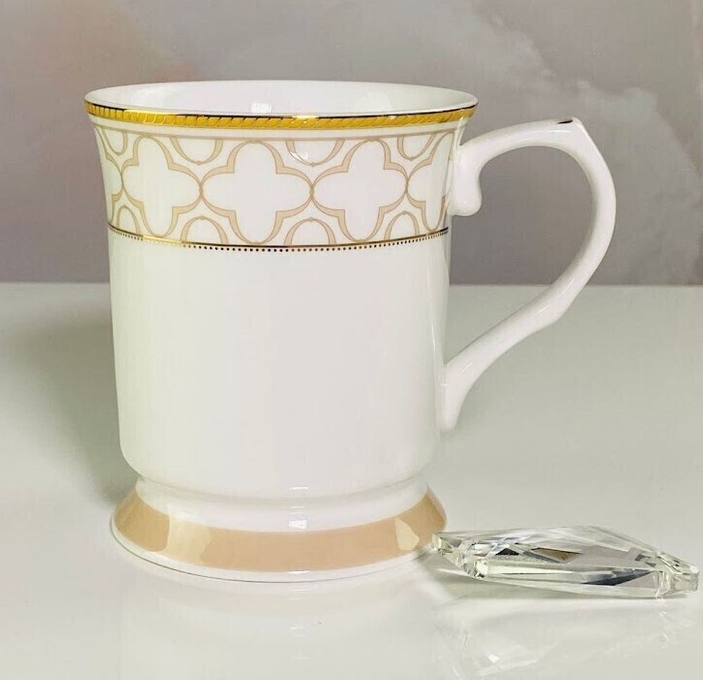 Lenardi 145-488 Кружка 350 мл ЖОЗЕФИНА в под.уп.(х36)Костяной фарфор