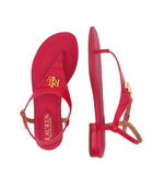 Кожаные босоножки LAUREN RALPH LAUREN - розовый(802874355)
