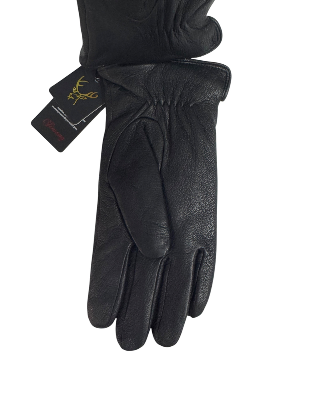 Перчатки. Мужские. Материал верха: Кожа оленя. Подклад: Искусственный мутон. 5 шт в упаковке.