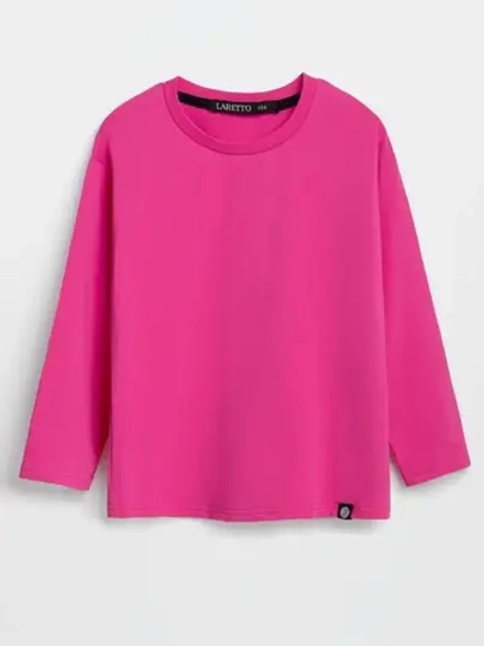 Лонгслив базовый для девочки