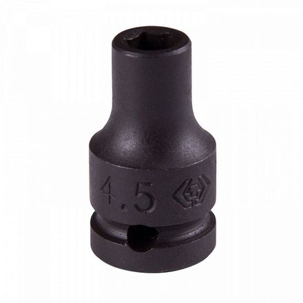 KING TONY (253545M) Головка торцевая ударная шестигранная 1/4", 4,5 мм