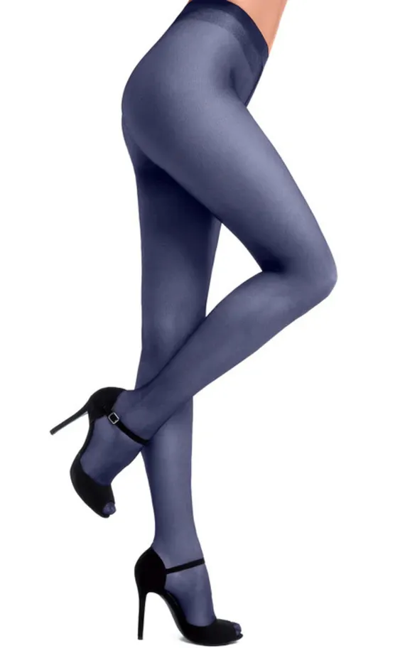 CF6141-6142 Collant Tulle 40 den Blu