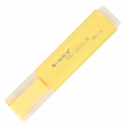 Набор текстовыделителей 6 ЦВЕТОВ, BRAUBERG "ORIGINAL PASTEL", линия письма 1-5 мм, 151698