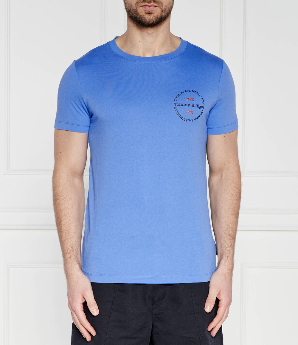 Футболка Tommy Hilfiger - голубой(MW0MW34390)