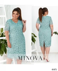 Платье 159-бирюза Minova