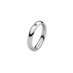 Кольцо - База Qudo Basic small silver 17.2 мм 627042 S