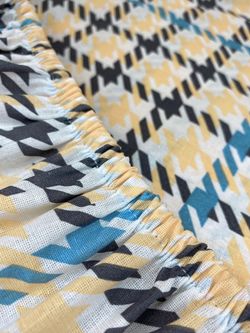 Простынь на резинке сатин Milky Garden "Сrow foot" 140x200 см