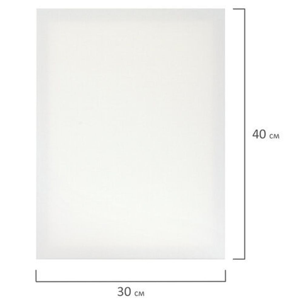 Холсты на подрамнике BRAUBERG ART DEBUT, НАБОР 3шт, 280г/м, грунт, 100% хлопок, мелкое зерно, 191649