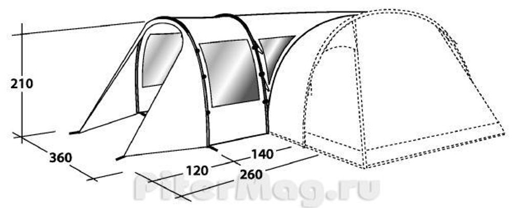 Outwell Concorde XL Side Extension [110257]