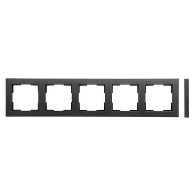 Рамки 5 постовые Slim LIREGUS EPSILON K14-145-05.E/J антрацит