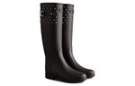 HUNTER Cushioning Waterproof Rain Boots Women"s Black