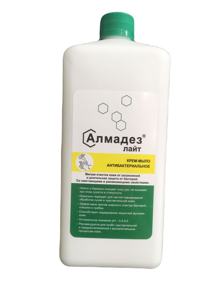 Алмадез-Лайт (мыло-крем антибактериальное), 1,0л. (крышка)