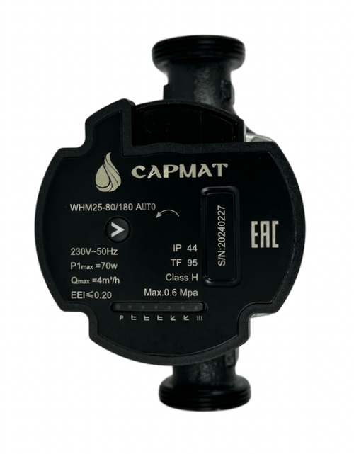 Насос циркуляционный с частотным регулированием САРМАТ WHM25-80 180 мм (CN)