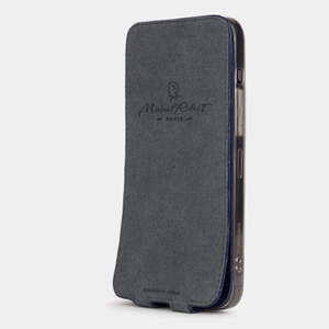 Special order: Чехол для iPhone 13 Pro Max из кожи крокодила, синего цвета