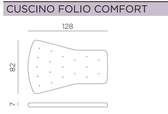 Уличное кресло-качалка Folio тортора с голубой подушкой