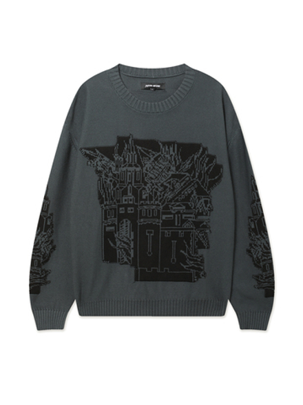 Мужской Свитер (Round-neck) Falling Castles