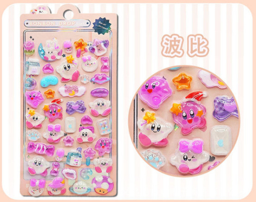 Наклейки объемные эпоксидная смола 20*10 см Мультяшки (202251657)