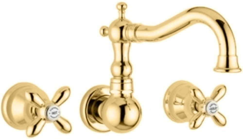 Смеситель Migliore Princeton Plus ML.PRP-8070.DO скрытого монтажа для раковины - золото