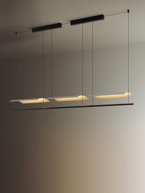 Подвесной дизайнерский светильник Kontur 6438/6436 by Vibia (3 секции)