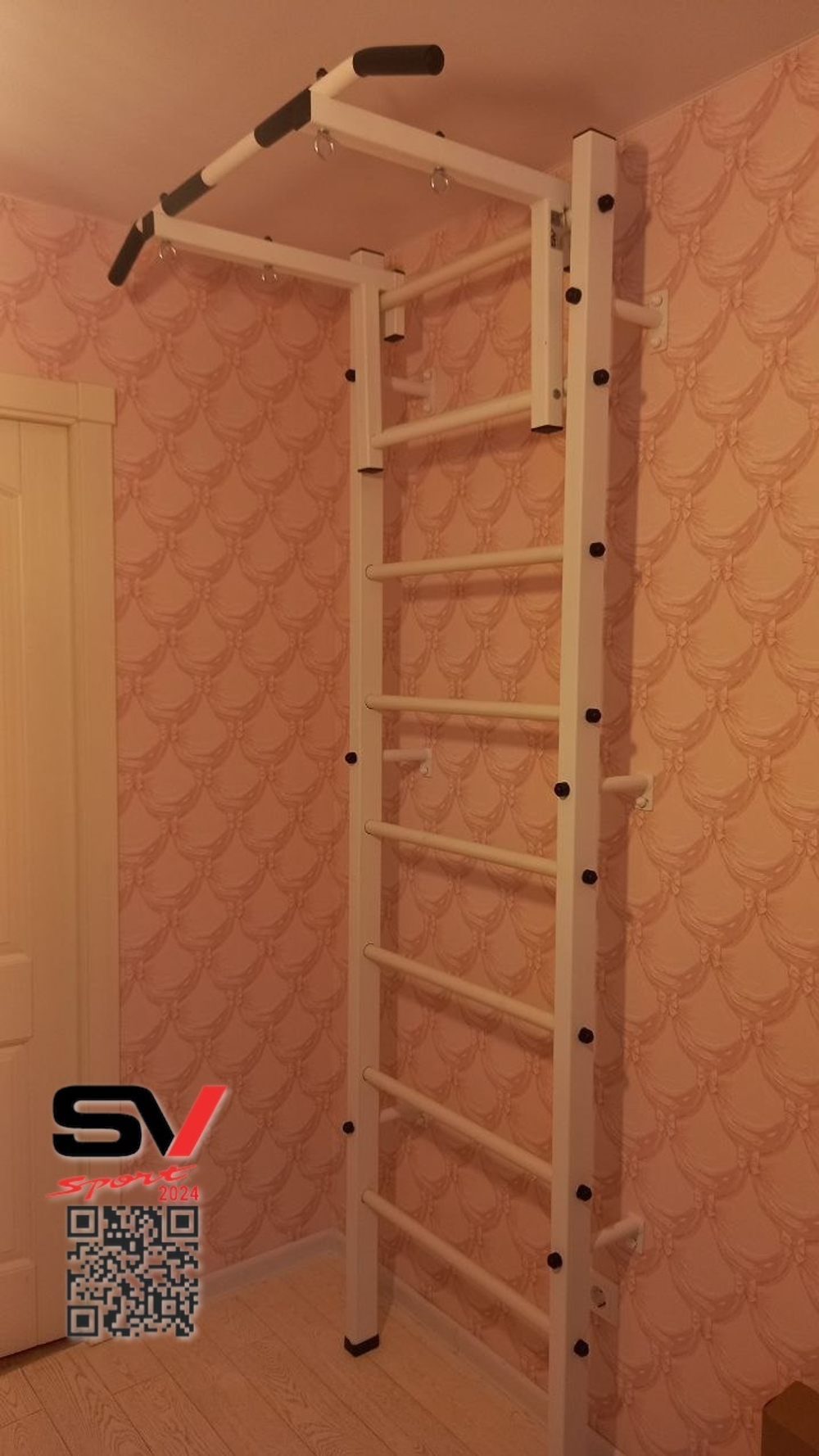 Монтаж шведской стенки Sv Sport в бетонные, кирпичные стены