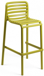 Стул пластиковый барный Nardi Doga Stool, грушевый