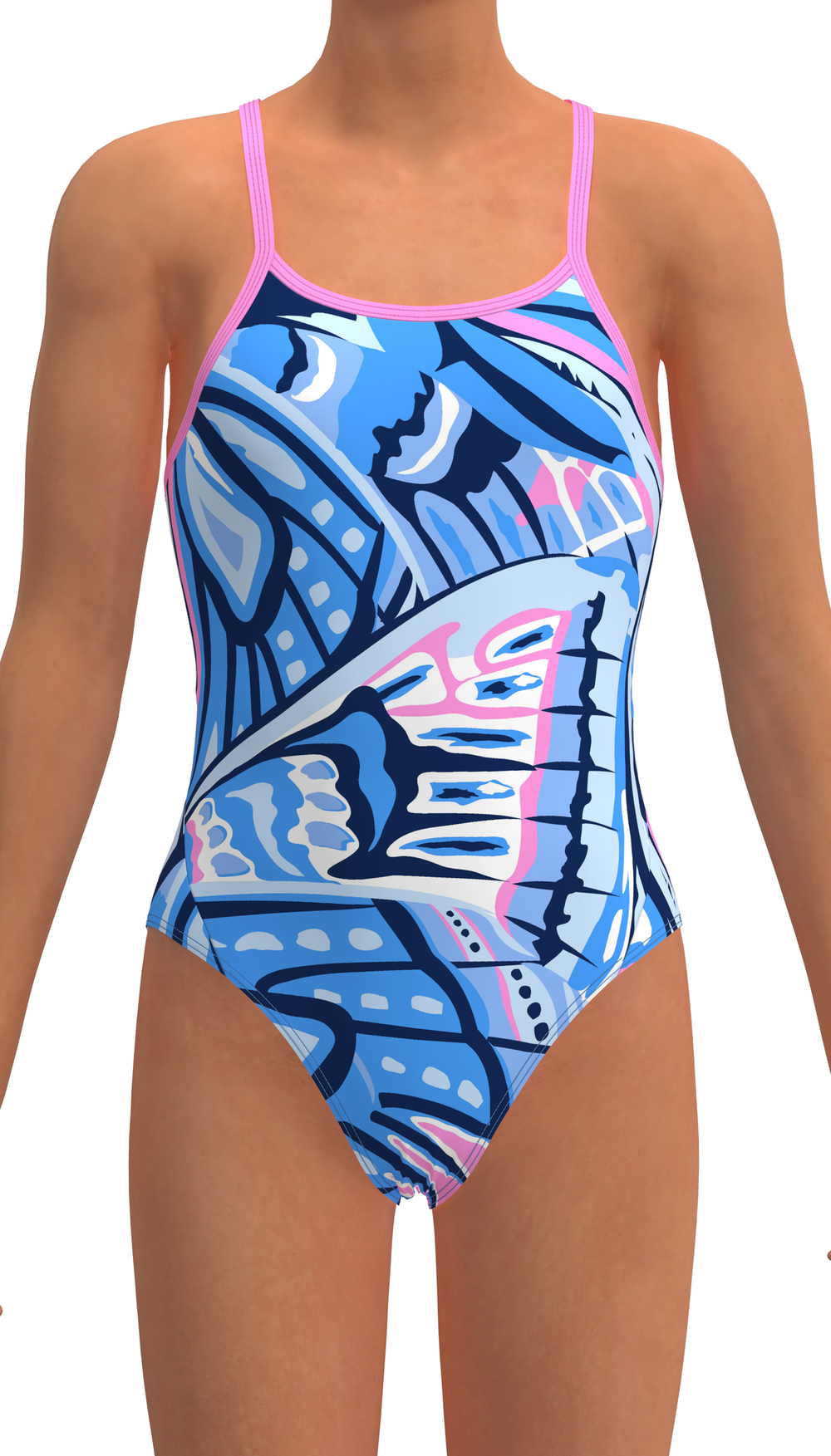 Купальник FUNKITA Girl's Soaring Hi (Diamond Back)