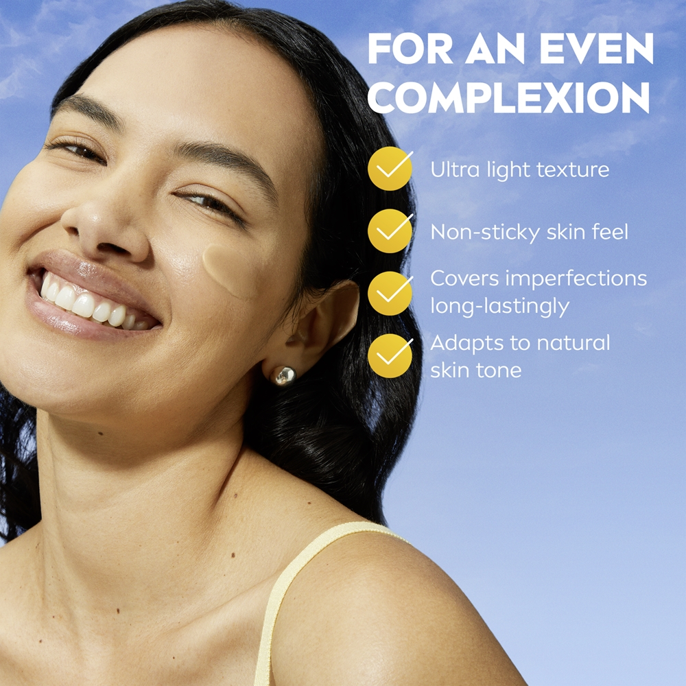 NIVEA SUN Ultra Light - Легкий тонирующий флюид SPF 50+ оттенок Medium, 40 ml