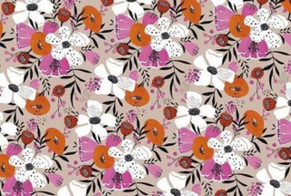 Бумага глянцевая 70*100см Венние цветы /1 лист