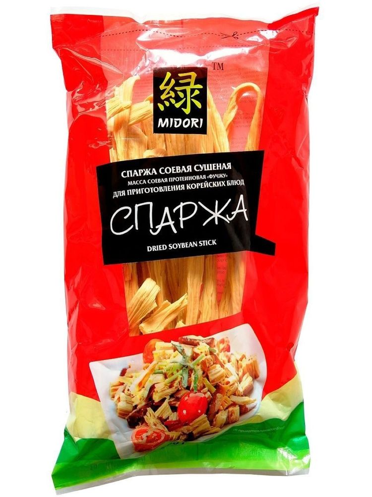 Соевая спаржа Midori Фучжу 250 г 3 шт