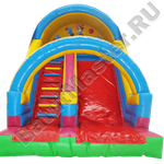 Детский надувной батут-горка "Цирк"