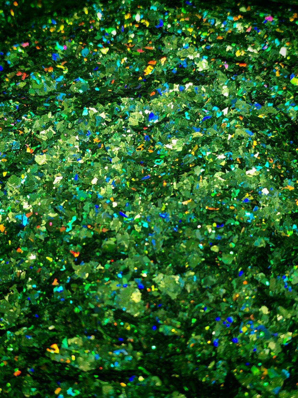 Хлопья - слюда Зелёный голографик - 88804 - для литья изделий и творчества