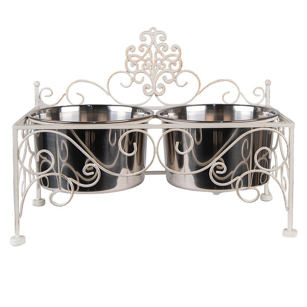 Кормушка для животных 41x22x31см / 2x500мл Металл