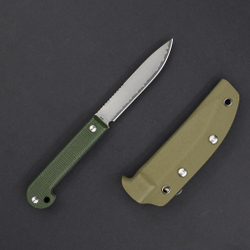 Ataman Damascus Green micarta