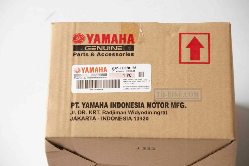 2DP-H3320-00. FRONT FLASHER LIGHT ASSY 2. LEFT Winker. Fairing NMAX GPD150A, NMX, N-Max