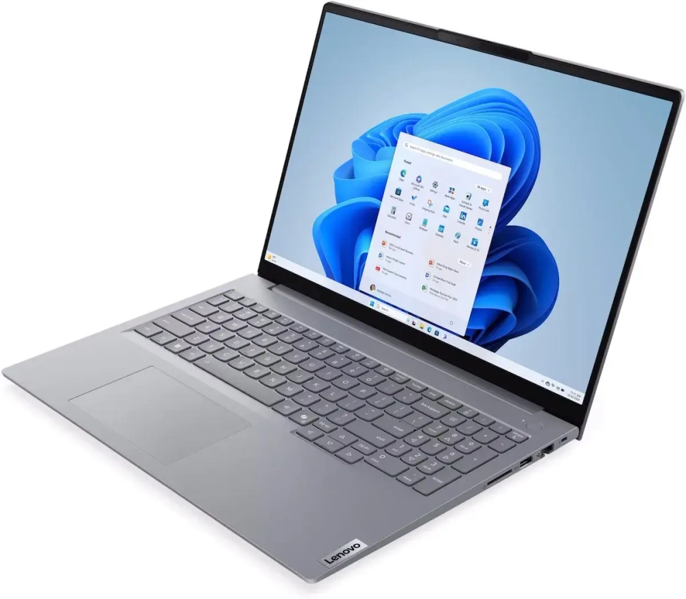 Lenovo ThinkBook 16 G8 IRL, Intel® Core™ 5 210H (E-cores up to 3.60GHz, 12MB) 16 1920 x 1200 Non-Touch, 16.0GB, 1x512GB SSD M.2 2242 PCIe Gen4 QLC, Intel® Graphics, BT 5.3,Wi-Fi 6E 2x2 AX, 100/1000M Ethernet, 1080P FHD IR, 3 Cell Li-Pol 45Wh, 2YR Depot/CCI, Backlit, Luna Grey-Russian