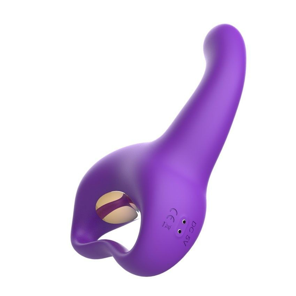 Фиолетовый вибратор для G-стимуляции (Цвет: фиолетовый)