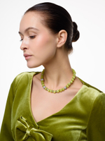 Колье "Summer disco green" селенит