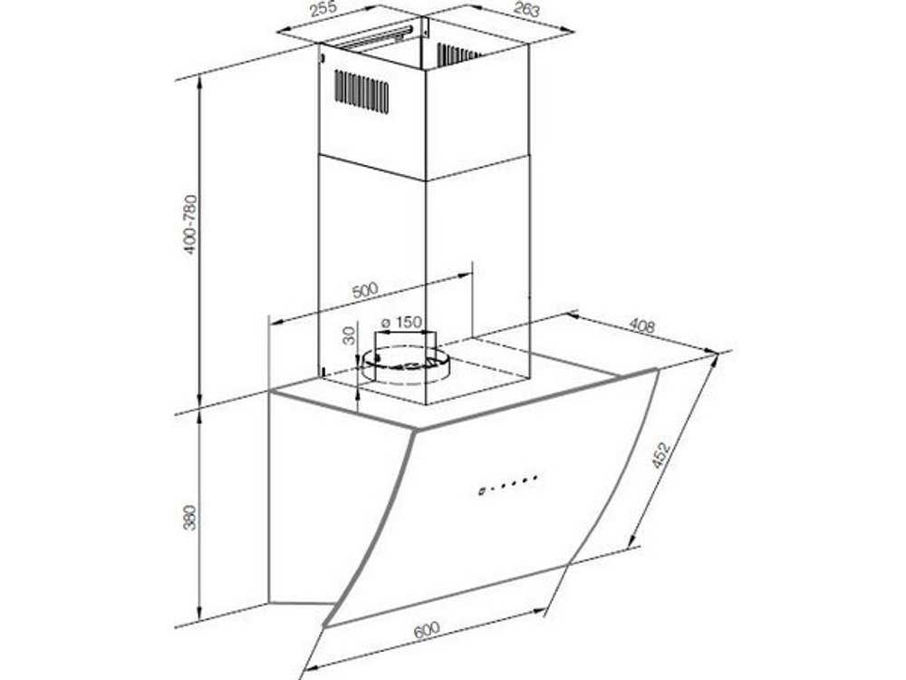 Вытяжка GRAUDE DH 60.1 GE