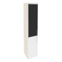 Оникс Шкаф высокий узкий левый O.SU-1.2 R (L) black  400*420*1977