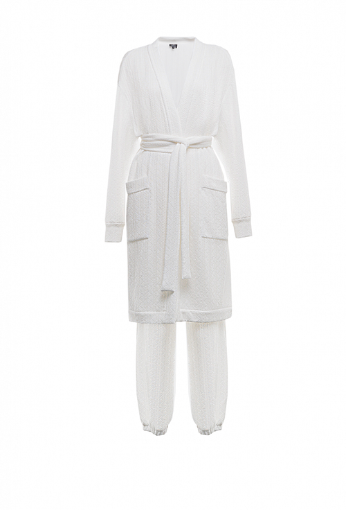 Костюм трикотажный белый 01-02-24 SS