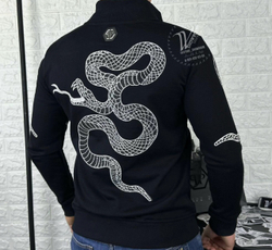 Кофта на молнии Philipp Plein Snake’s Edition