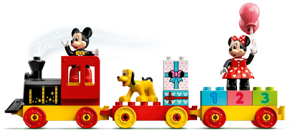 Конструктор LEGO Duplo Disney 10941 Праздничный поезд Микки и Минни