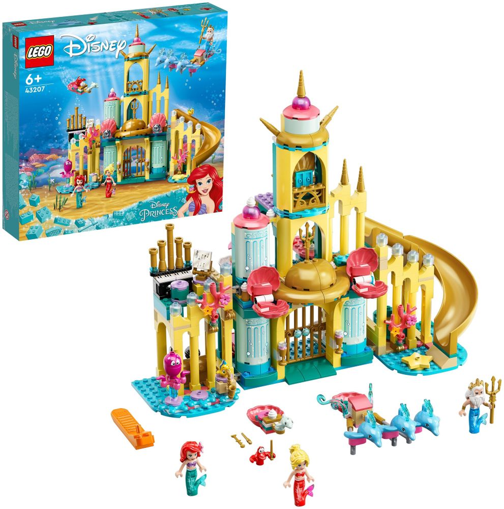 Конструктор LEGO Disney Princess 43207 Подводный дворец Ариэль