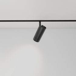 Магнитный трековый светильник ЭРА TRM20-6-10W3K BK светодиодный 10Вт 3000К черный для системы NOVA | Магнитные трековые светильники