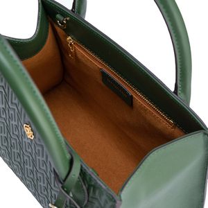 Кожаная сумка женская, зелёная TAU00009AG
