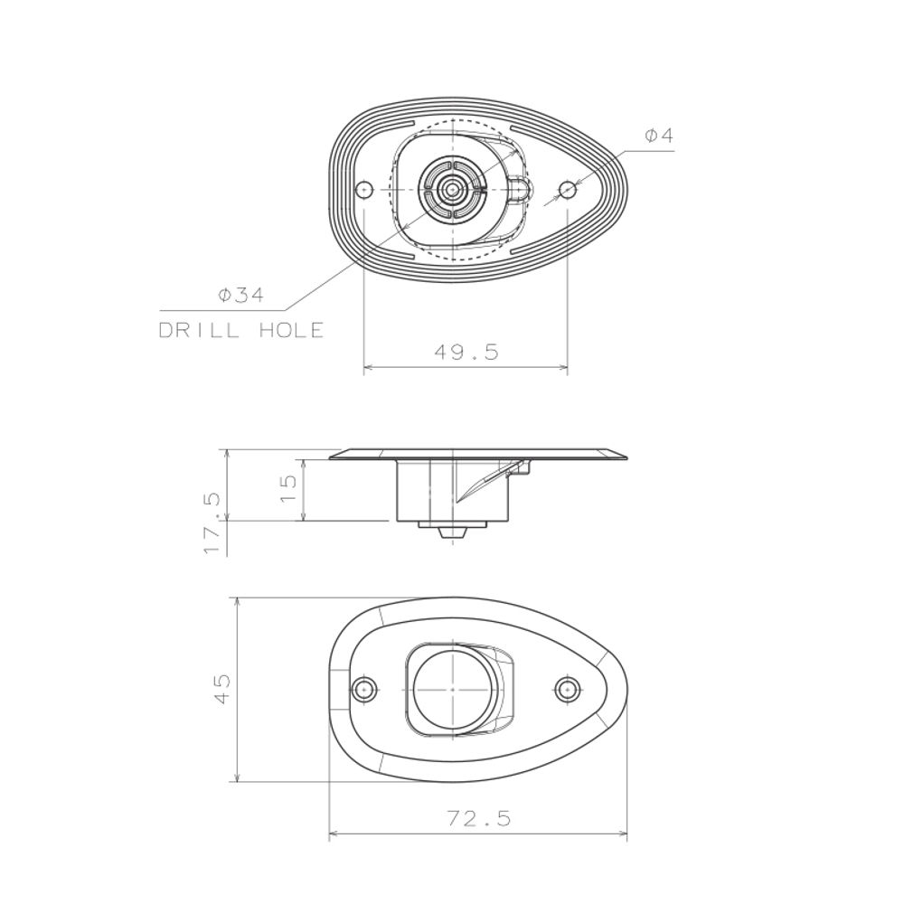 Огни ходовые LED MICRO, комплект (74358)