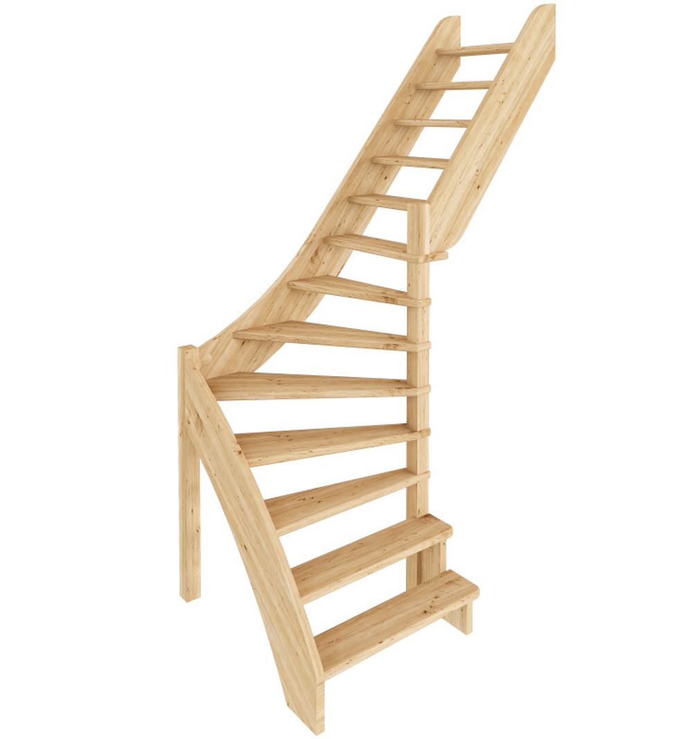 Лестница на второй этаж ЛС-92м/5 Правая