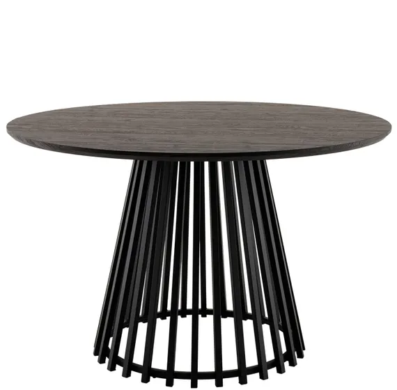 Стол Dap Ø120 см, темное дерево