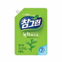 LION Средство для мытья посуды, овощей и фруктов Charmgreen Зеленый чай 1.2 л