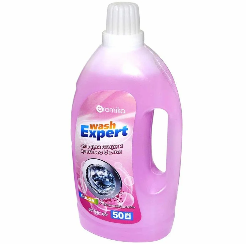 WashExpert гель для стирки цветного белья 2000мл Color+Пятновыводитель